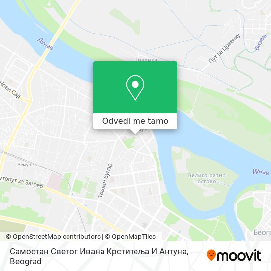 Самостан Светог Ивана Крститеља И Антуна mapa