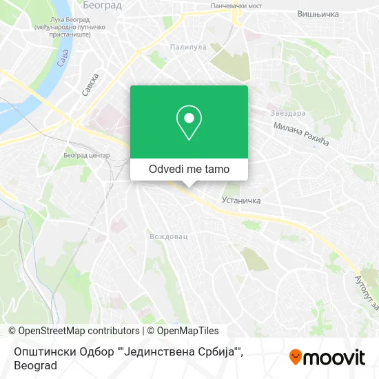 Општински Одбор ""Јединствена Србија"" mapa