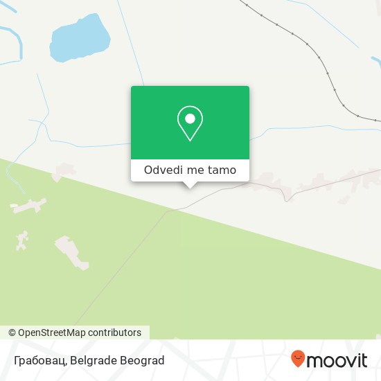 Грабовац mapa