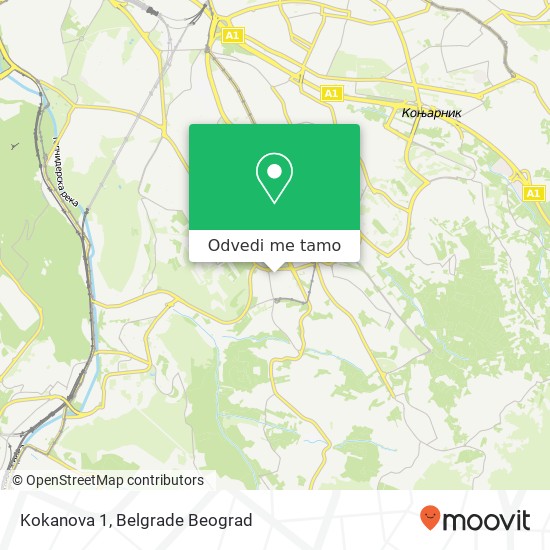 Kokanova 1 mapa