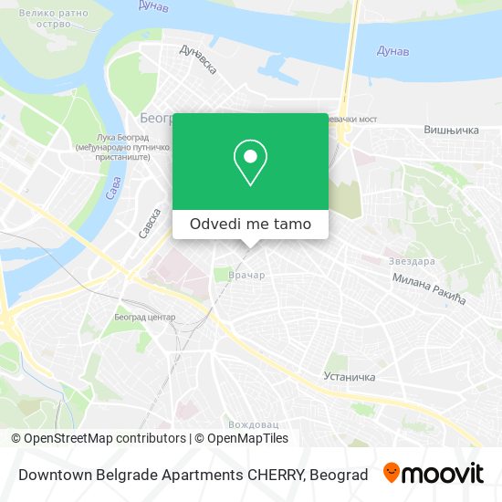 Downtown Belgrade Apartments CHERRY mapa