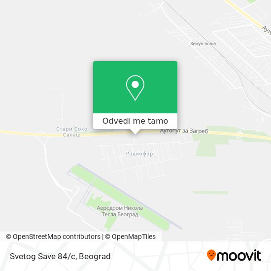 Svetog Save 84/c mapa