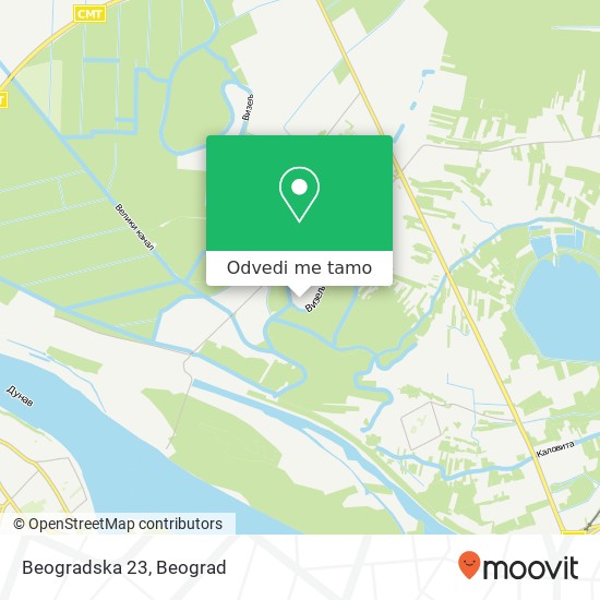 Beogradska 23 mapa