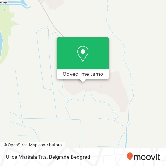 Ulica Maršala Tita mapa