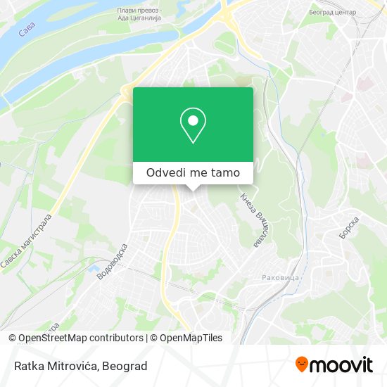Ratka Mitrovića mapa