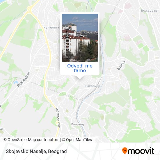 Skojevsko Naselje mapa