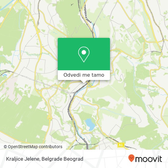 Kraljice Jelene mapa