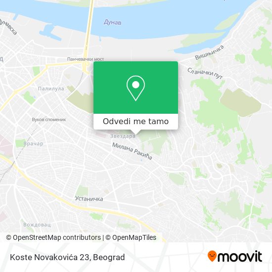 Koste Novakovića 23 mapa