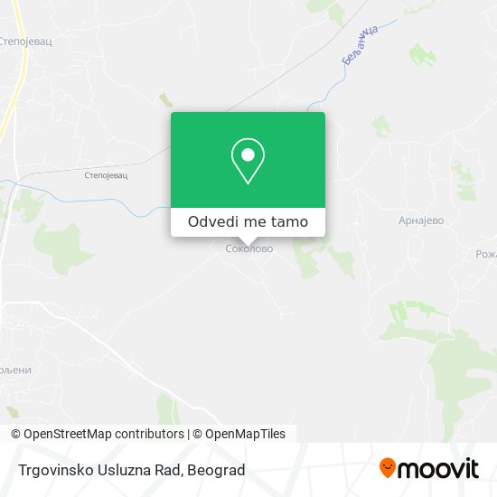 Trgovinsko Usluzna Rad mapa