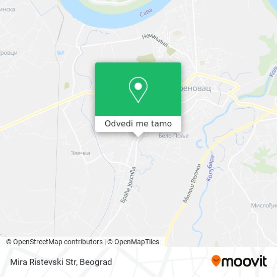 Mira Ristevski Str mapa