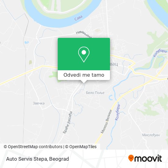 Auto Servis Stepa mapa