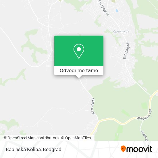 Babinska Koliba mapa