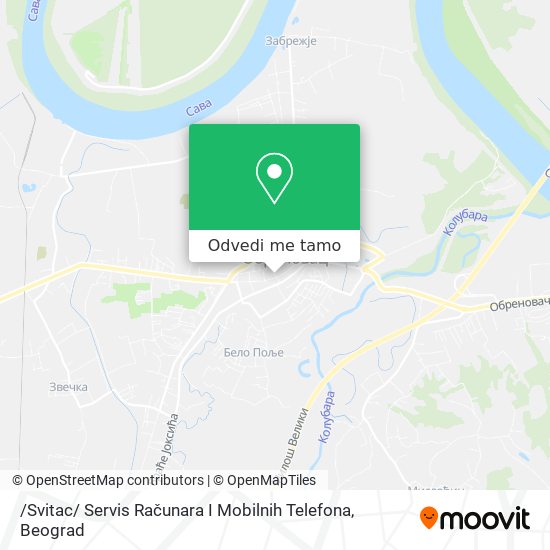 /Svitac/ Servis Računara I Mobilnih Telefona mapa