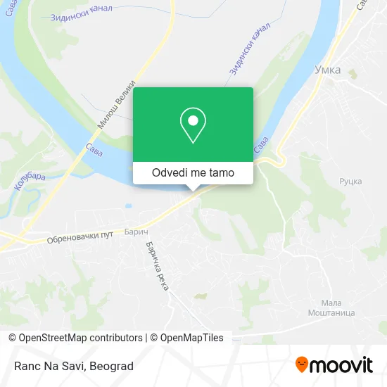 Ranc Na Savi mapa