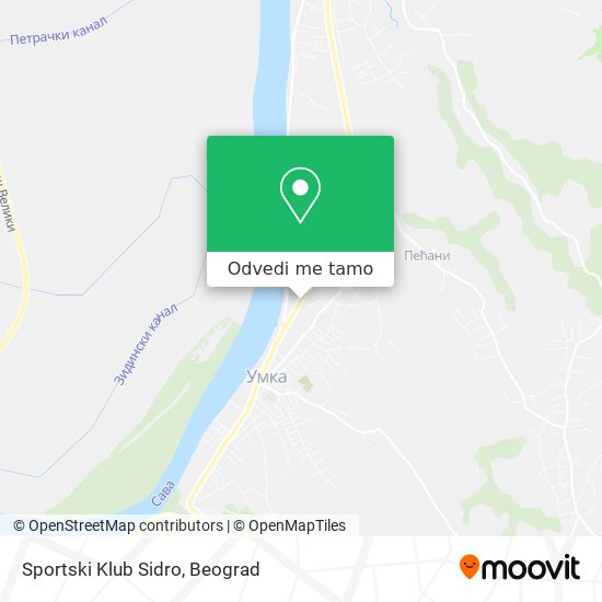 Sportski Klub Sidro mapa