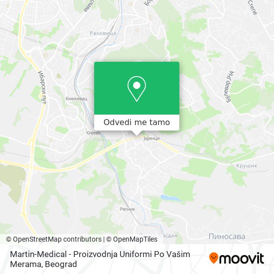 Martin-Medical - Proizvodnja Uniformi Po Vašim Merama mapa