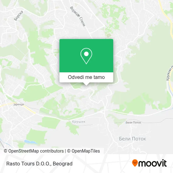 Rasto Tours D.O.O. mapa