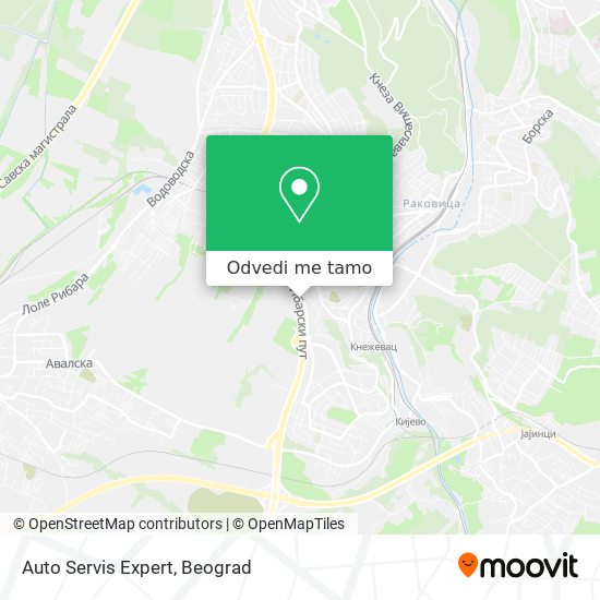 Auto Servis Expert mapa
