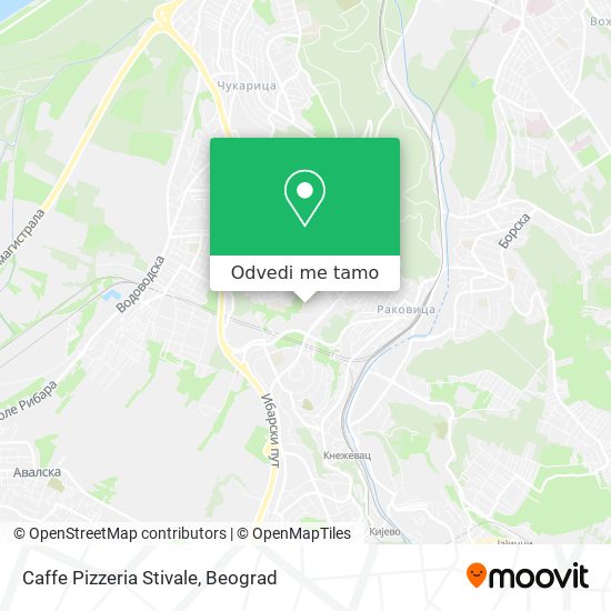 Caffe Pizzeria Stivale mapa