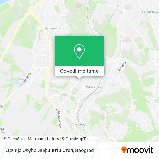 Дечија Обућа Инфинити Степ mapa