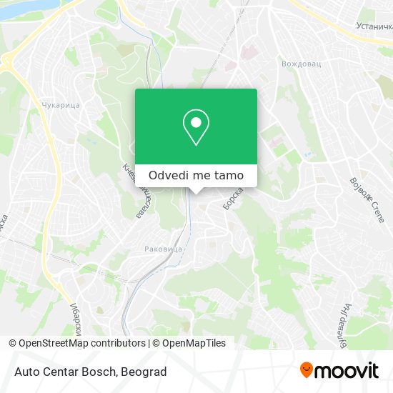 Auto Centar Bosch mapa