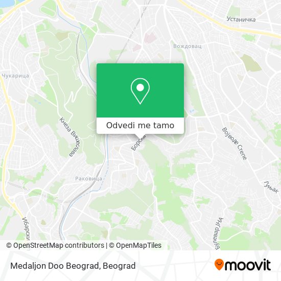 Medaljon Doo Beograd mapa