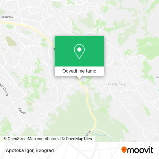 Apoteka Igor mapa