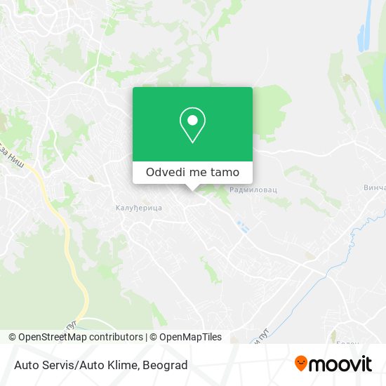 Auto Servis/Auto Klime mapa