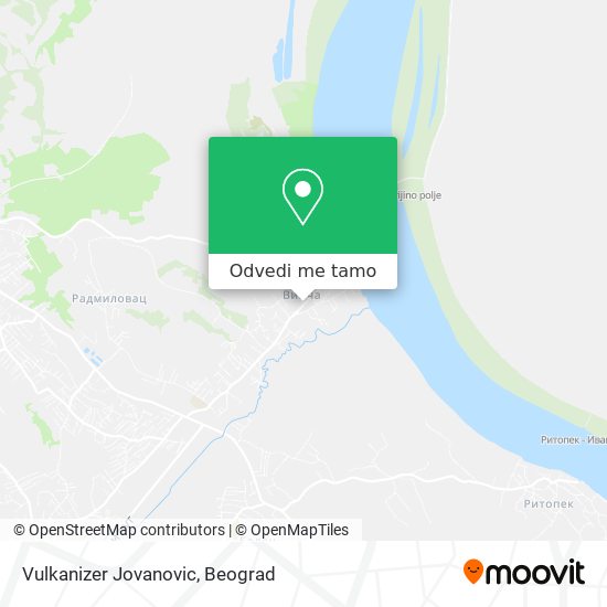 Vulkanizer Jovanovic mapa