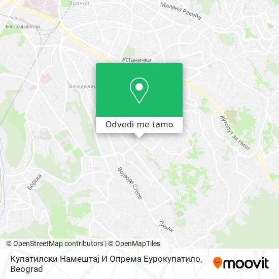 Купатилски Намештај И Опрема Еурокупатило mapa