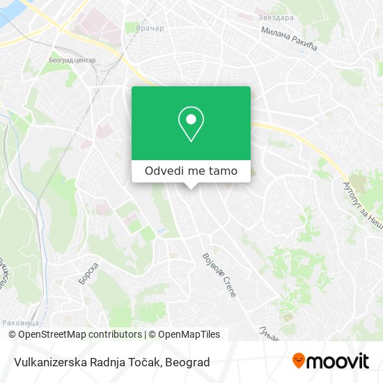 Vulkanizerska Radnja Točak mapa