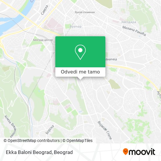 Ekka Baloni Beograd mapa