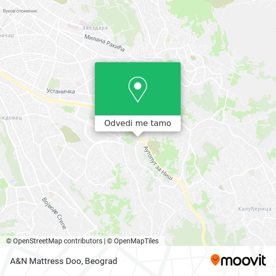 A&N Mattress Doo mapa