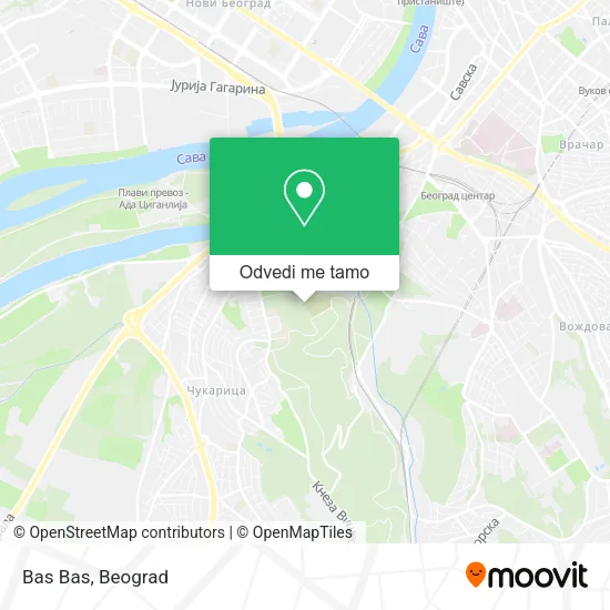 Bas Bas mapa