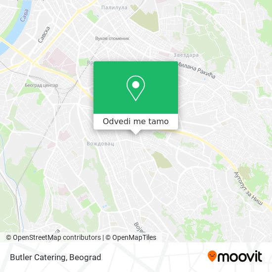 Butler Catering mapa