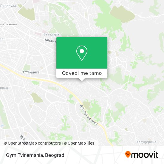 Gym Tvinemania mapa