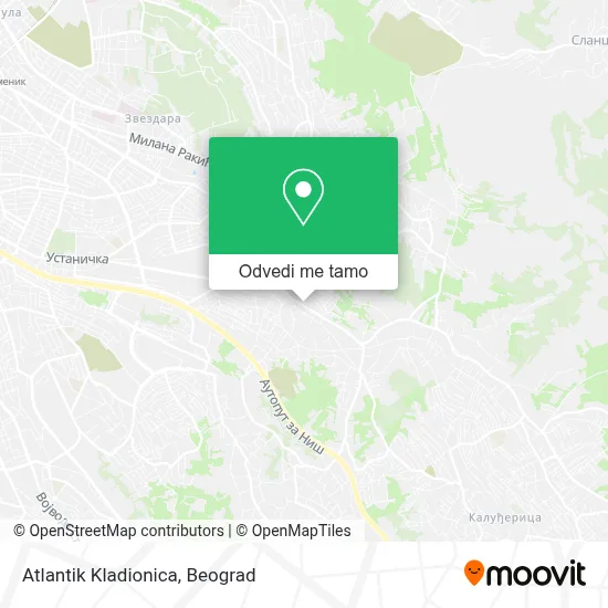 Atlantik Kladionica mapa