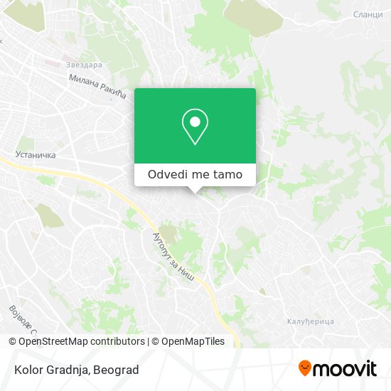 Kolor Gradnja mapa