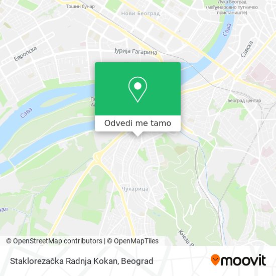 Staklorezačka Radnja Kokan mapa