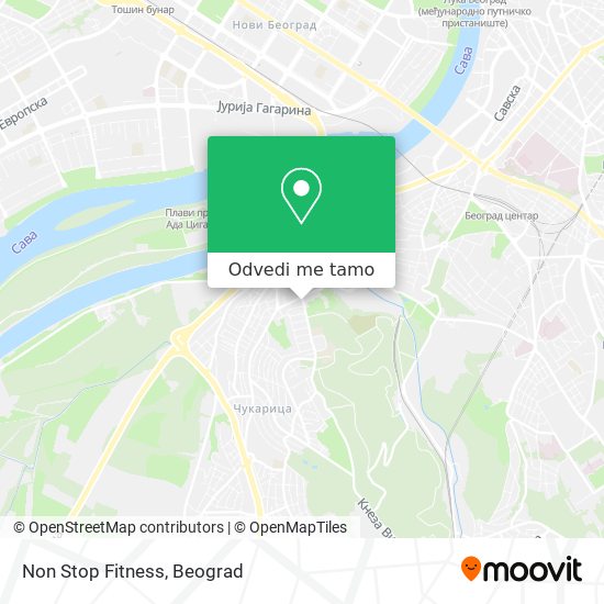 Non Stop Fitness mapa