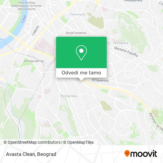 Avasta Clean mapa