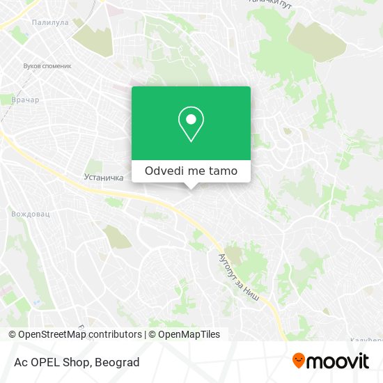 Ac OPEL Shop mapa