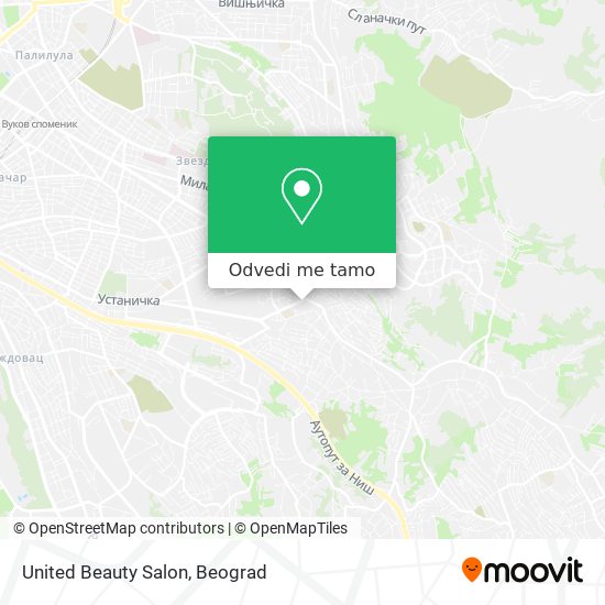 United Beauty Salon mapa