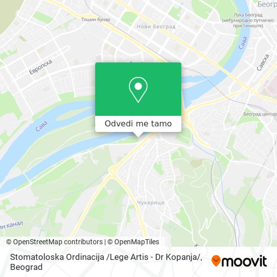 Stomatoloska Ordinacija /Lege Artis - Dr Kopanja/ mapa