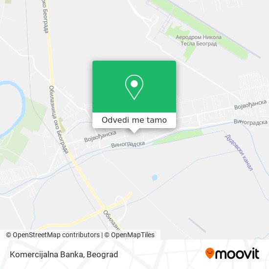 Komercijalna Banka mapa