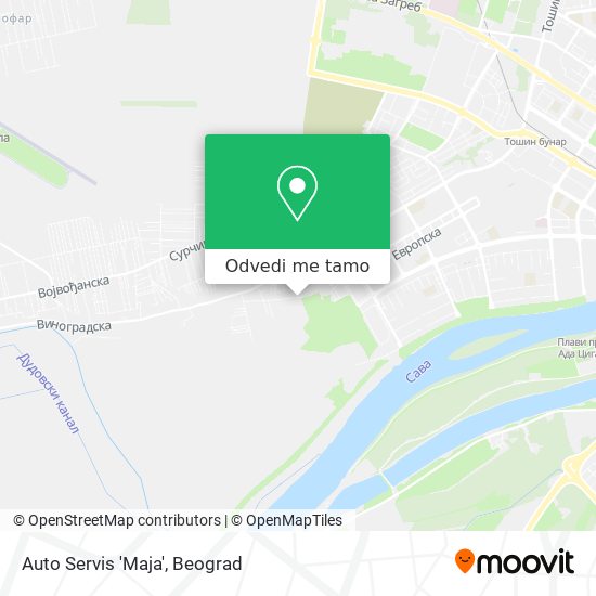 Auto Servis 'Maja' mapa