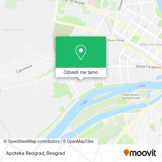 Apoteka Beograd mapa