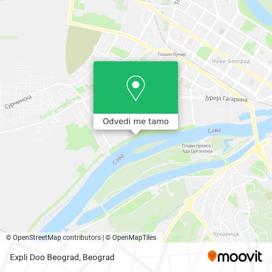 Expli Doo Beograd mapa