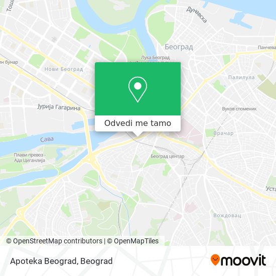 Apoteka Beograd mapa