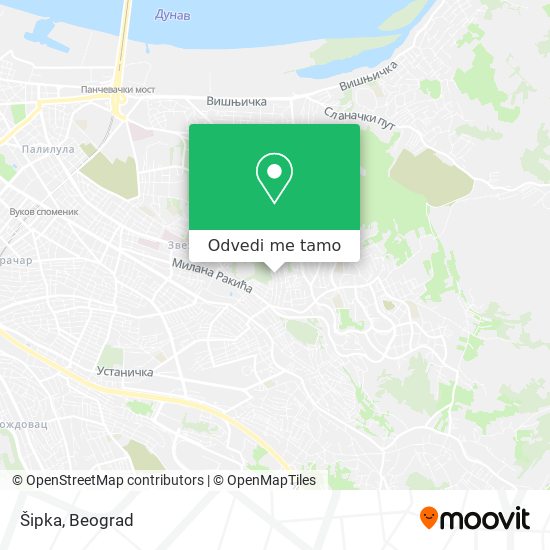 Šipka mapa